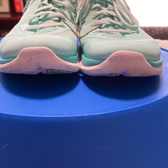 Nike Flex Run turquoise blue lightweight running shoes Women's 7.5 - Picture 4 of 10